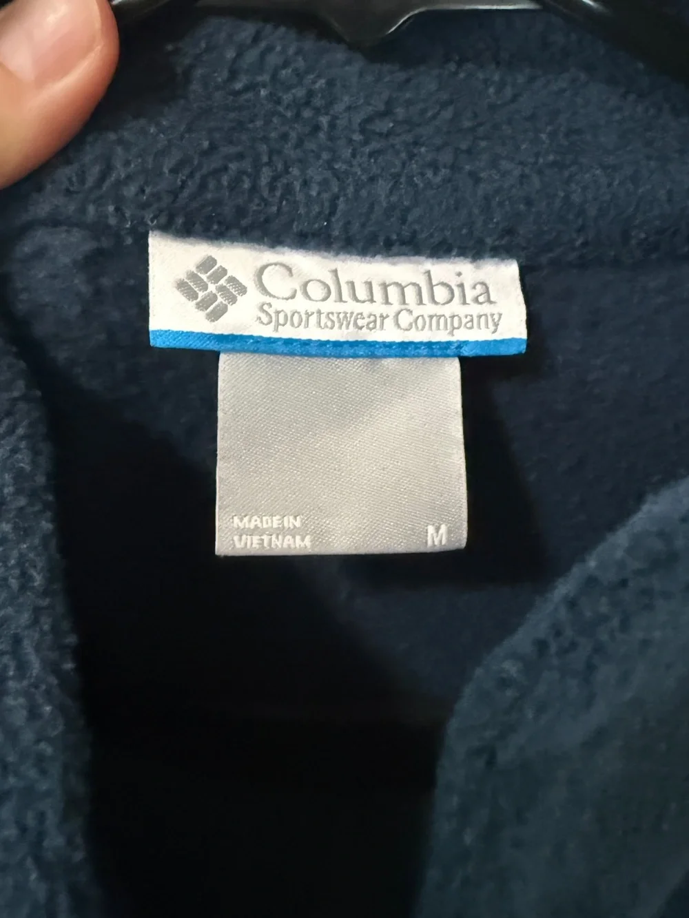 Columbia Navy Blue Fleece Vest
